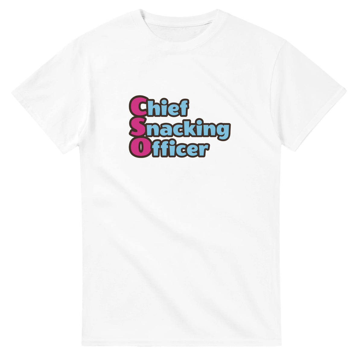 Chief Snacking Officer — white unisex t-shirt