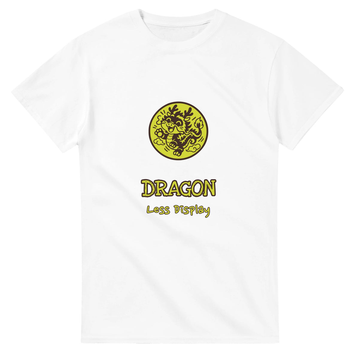 Dragon • Less Display — white unisex t-shirt