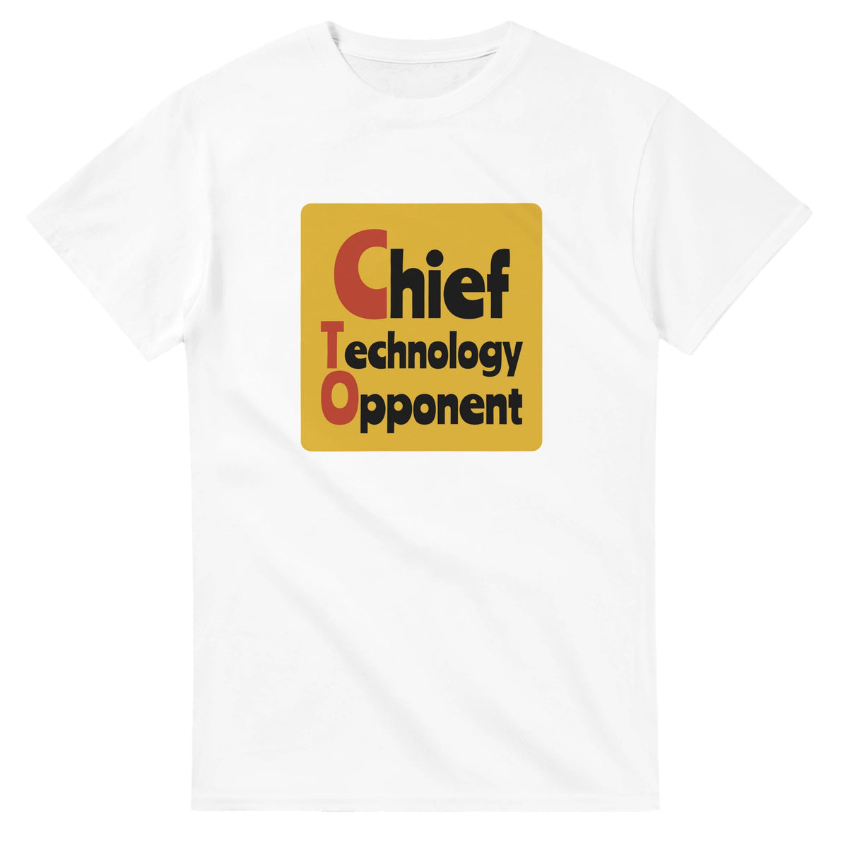 Chief Technology Opponent — white unisex t-shirt