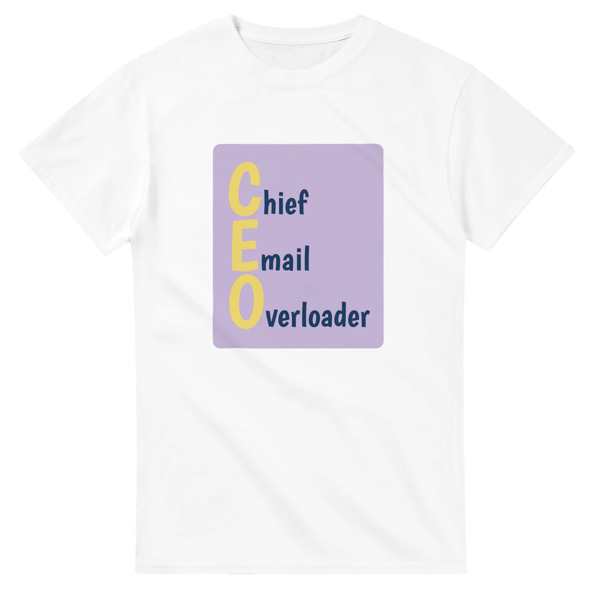 Chief Email Overloader — white unisex t-shirt