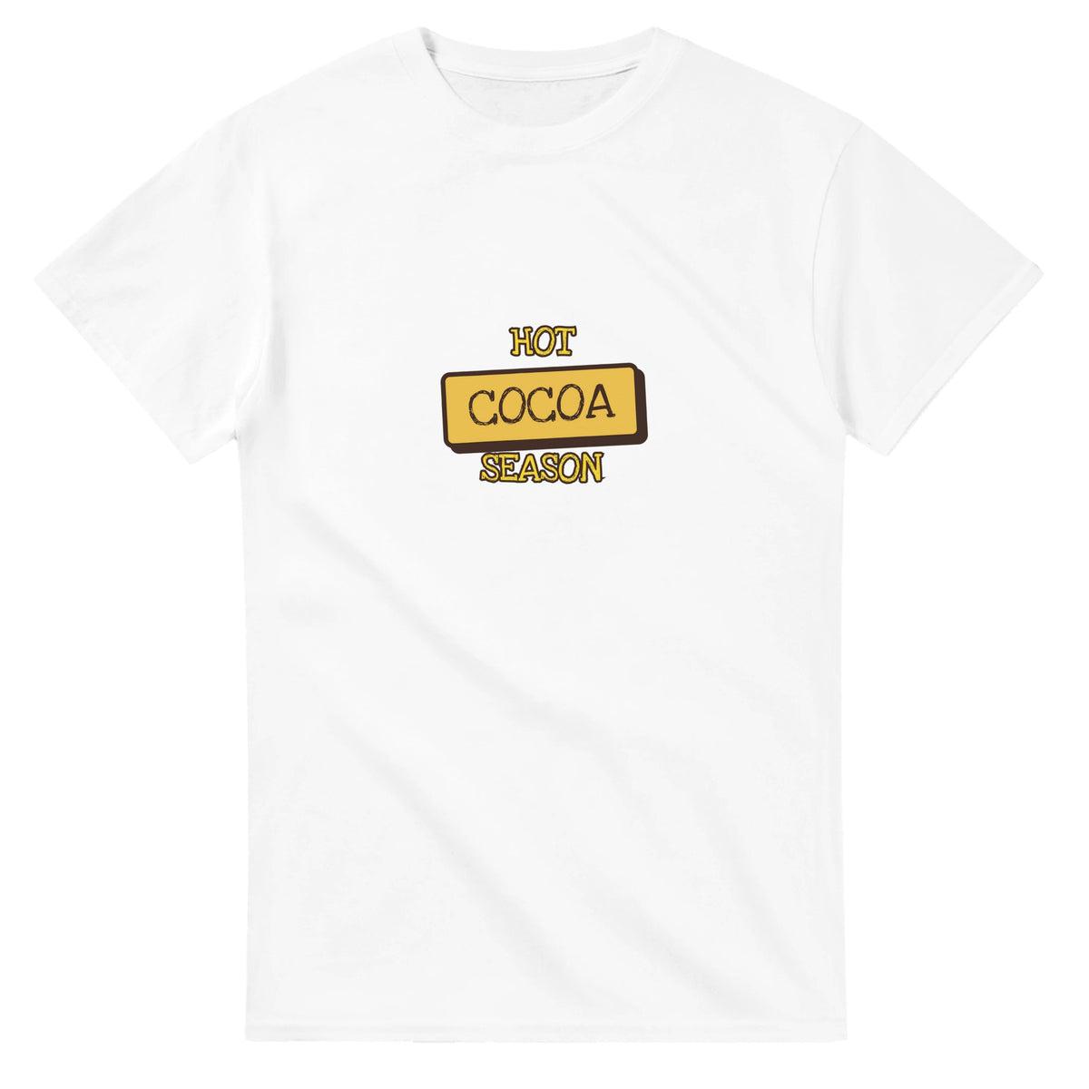 Hot Cocoa Season — white unisex t-shirt