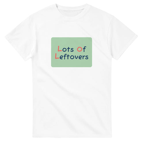 Lots of Leftovers — white unisex t-shirt