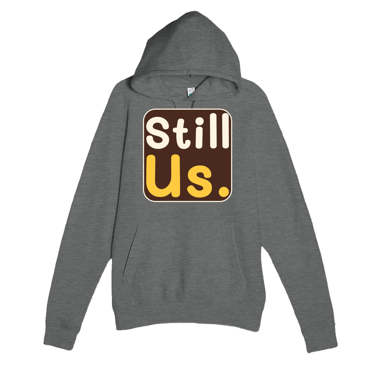 Still Us — heartfelt graphite heather unisex hoodie