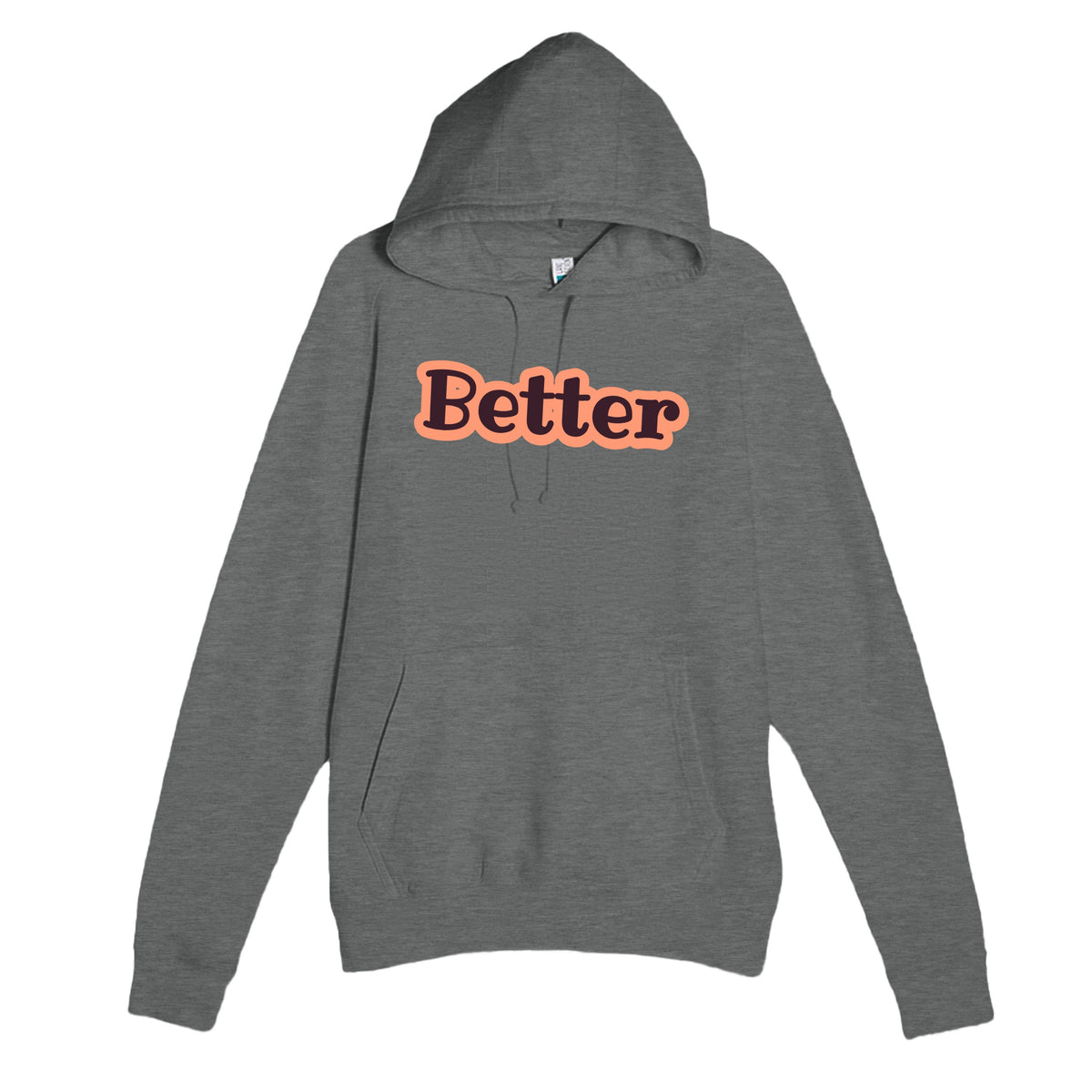Better — cute graphite heather unisex hoodie