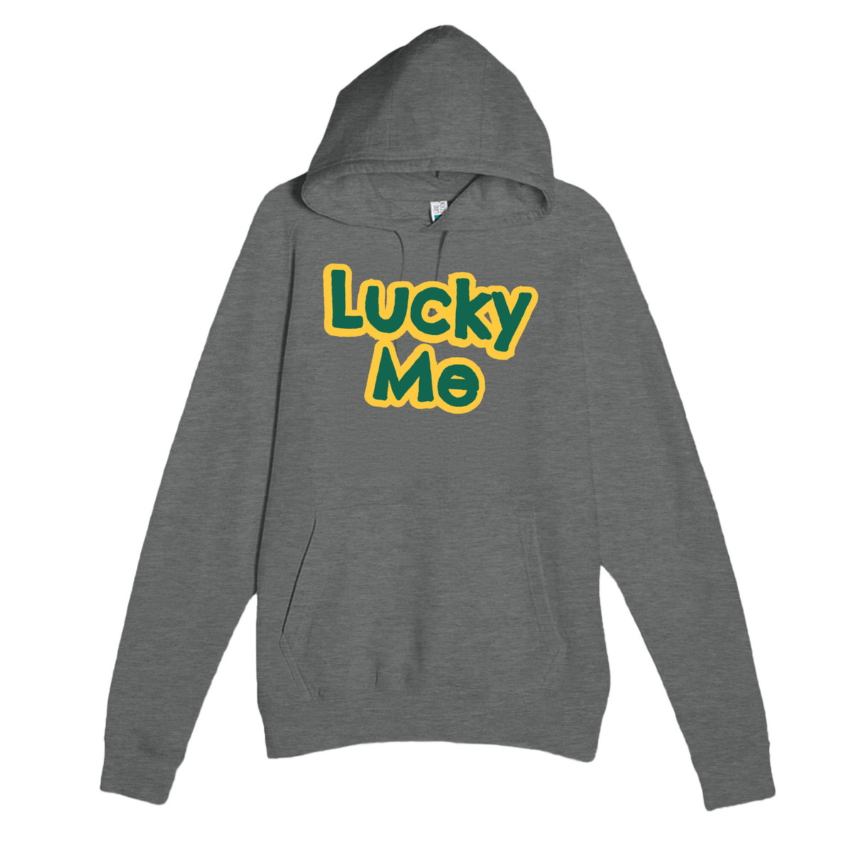 Lucky Me — cute graphite heather unisex hoodie
