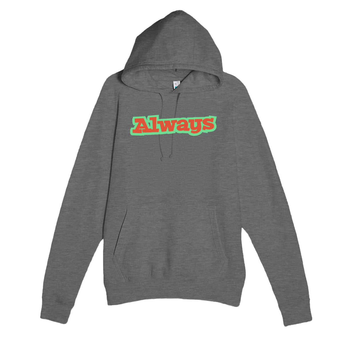 Always — heartfelt graphite heather unisex hoodie