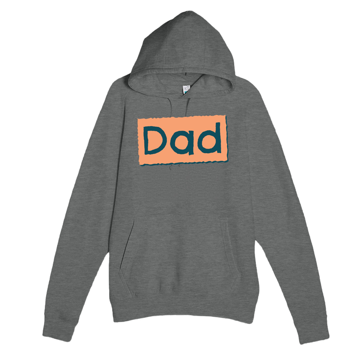 Dad — cute graphite heather unisex hoodie