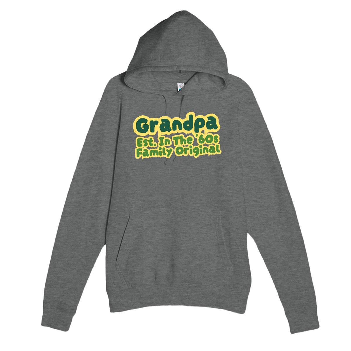 Grandpa • Est. In The '60s • Family Original — cute graphite heather unisex hoodie