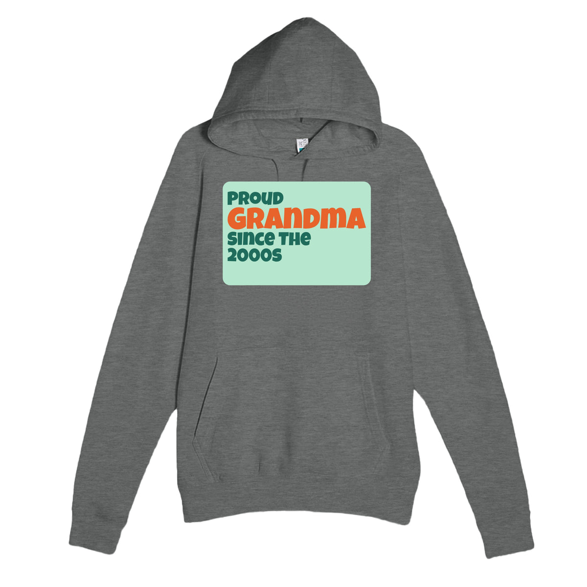 Proud Grandma • Since The 2000s — cute graphite heather unisex hoodie