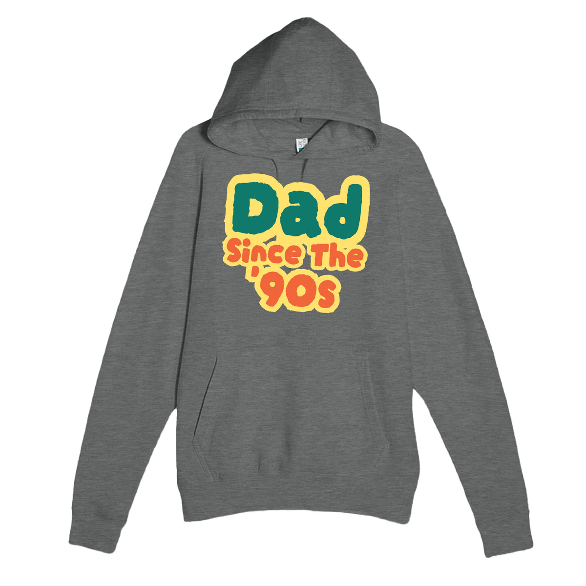 Dad / Since The '90s — cute graphite heather unisex hoodie