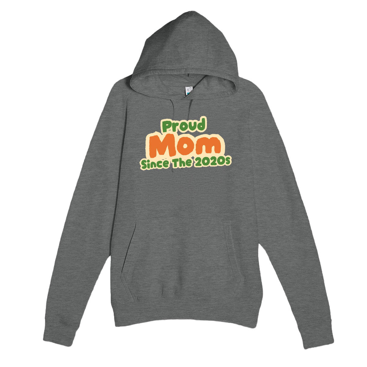 Proud Mom • Since The 2020s — cute graphite heather unisex hoodie