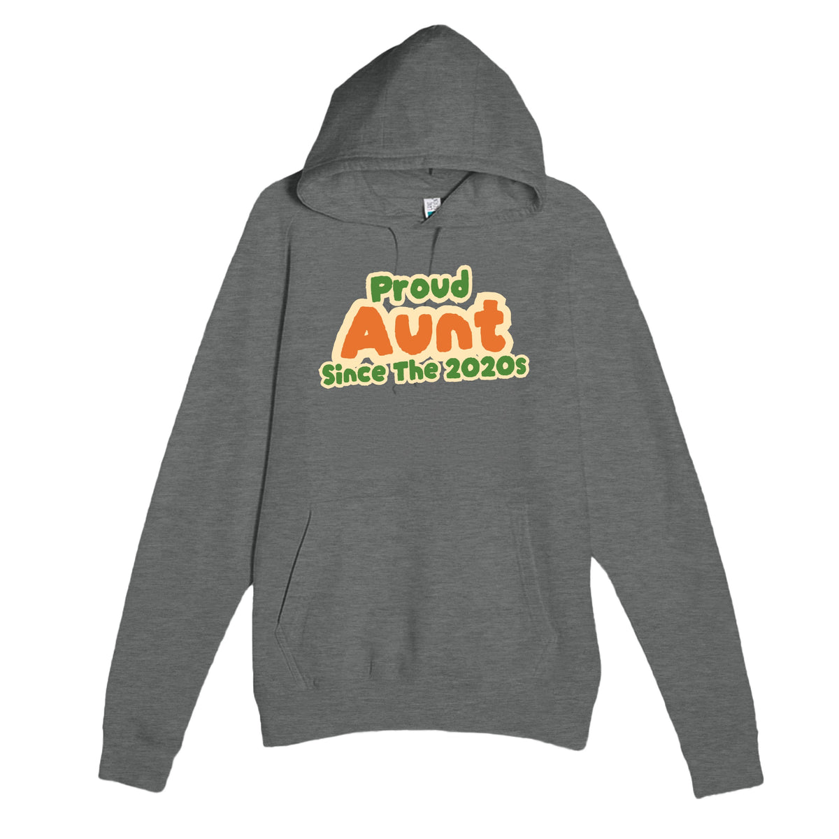 Proud Aunt • Since The 2020s — cute graphite heather unisex hoodie