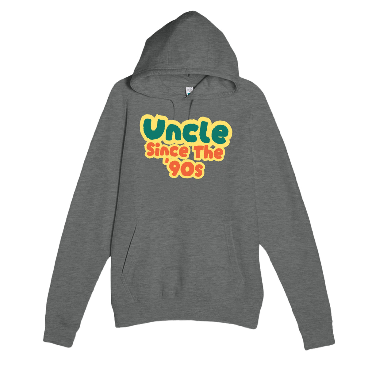 Uncle / Since The '90s — cute graphite heather unisex hoodie