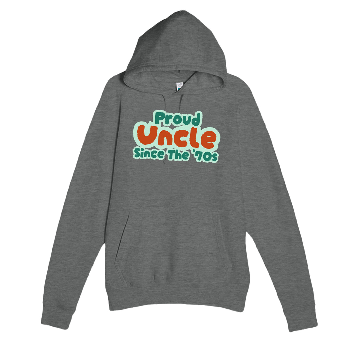 Proud Uncle • Since The '70s — cute graphite heather unisex hoodie
