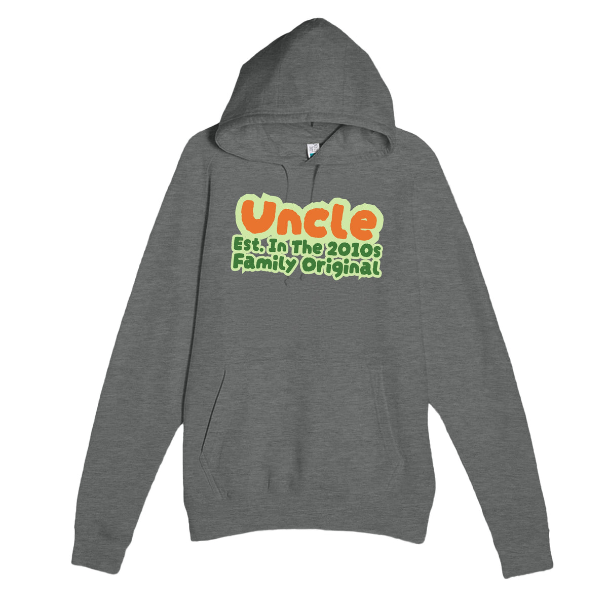 Uncle • Est. In The 2010s • Family Original — cute graphite heather unisex hoodie