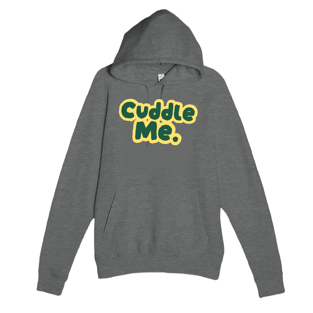Cuddle Me — cute graphite heather unisex hoodie