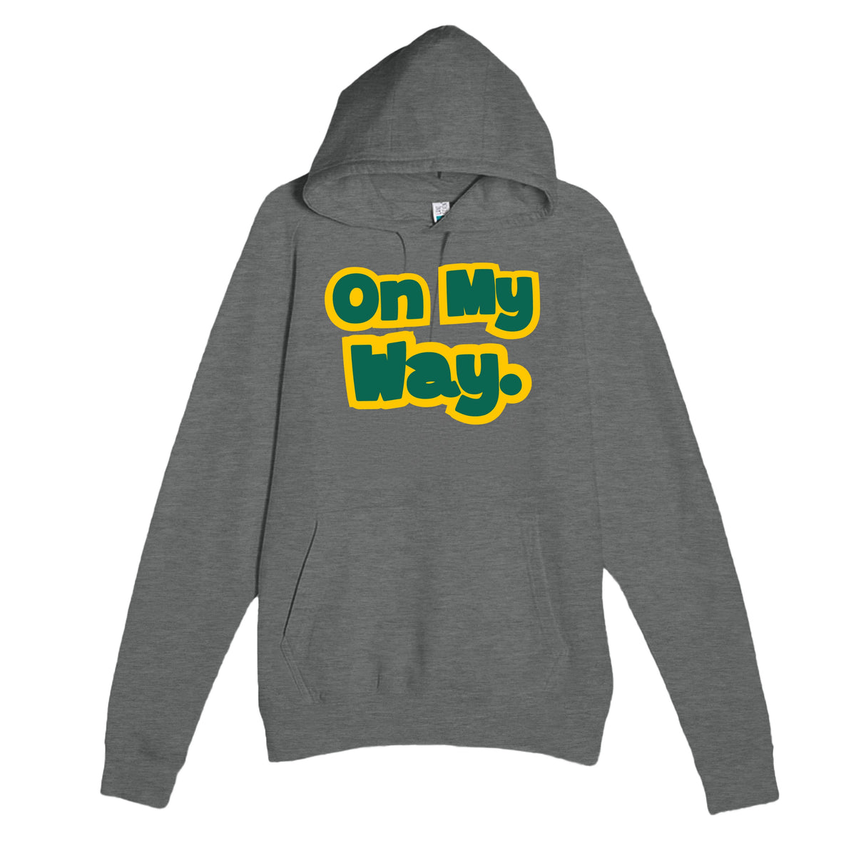 On My Way — cute graphite heather unisex hoodie