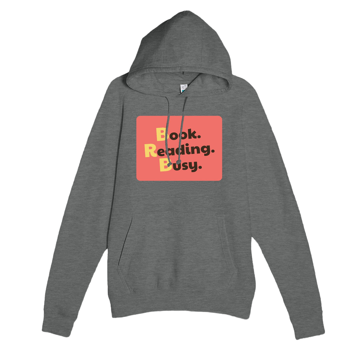Book. Reading. Busy. — funny graphite heather unisex hoodie