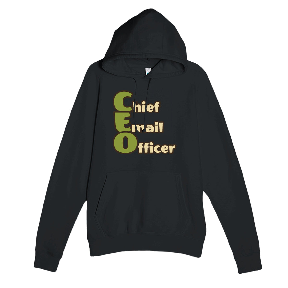 Chief Email Officer — funny black unisex hoodie