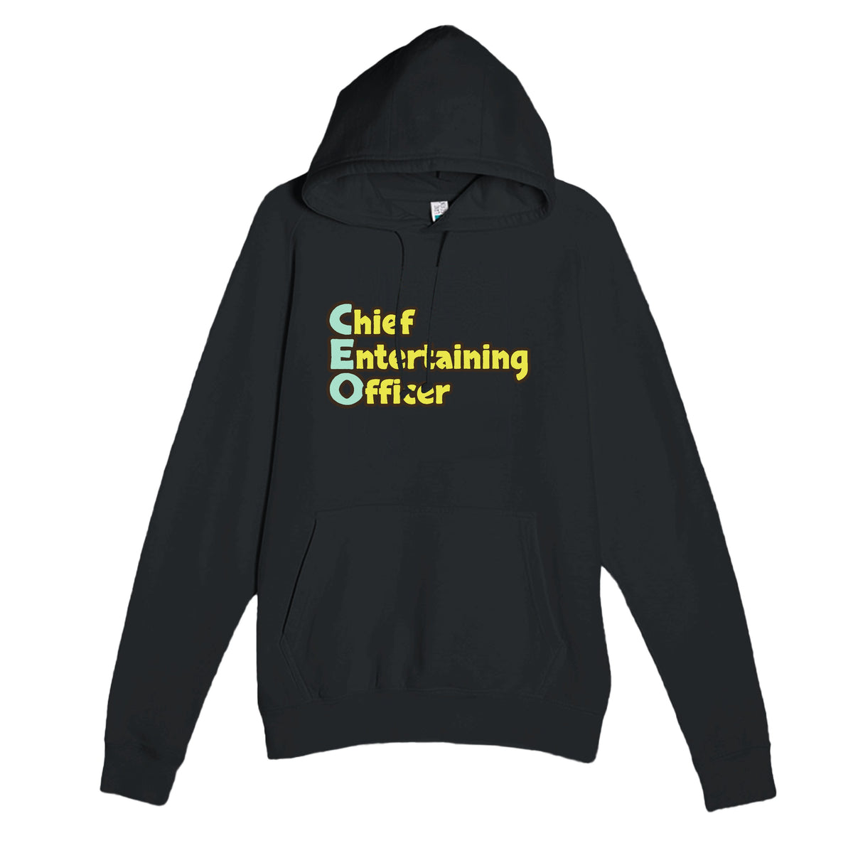Chief Entertaining Officer — funny black unisex hoodie