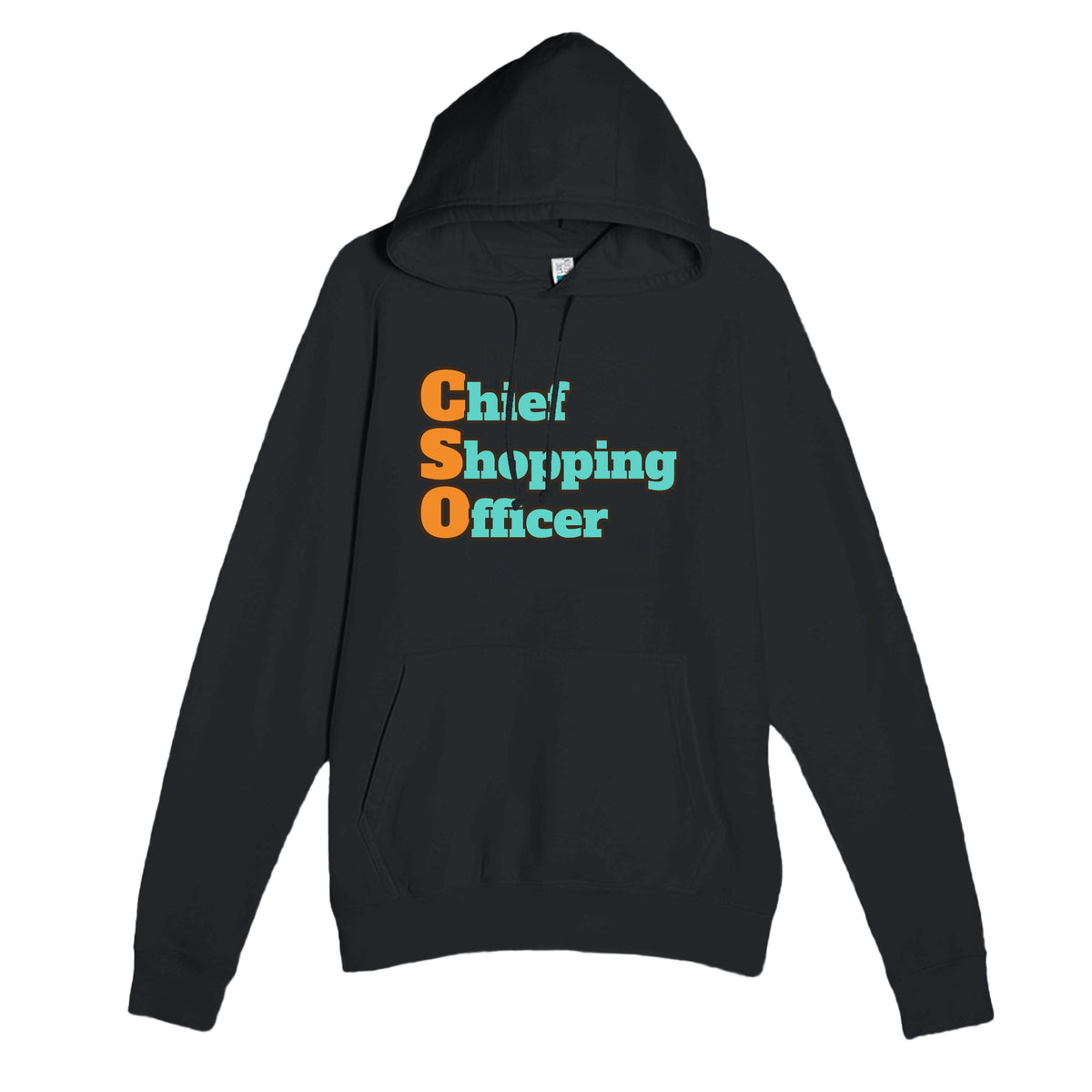 Chief Shopping Officer — funny black unisex hoodie