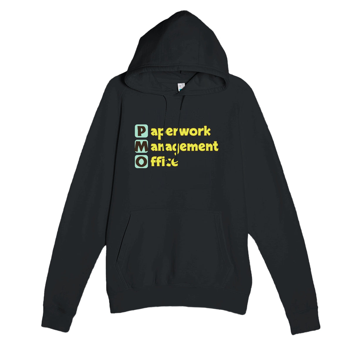 Paperwork Management Office — funny black unisex hoodie