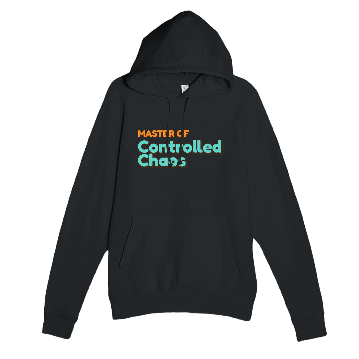 Master of Controlled Chaos — funny black unisex hoodie