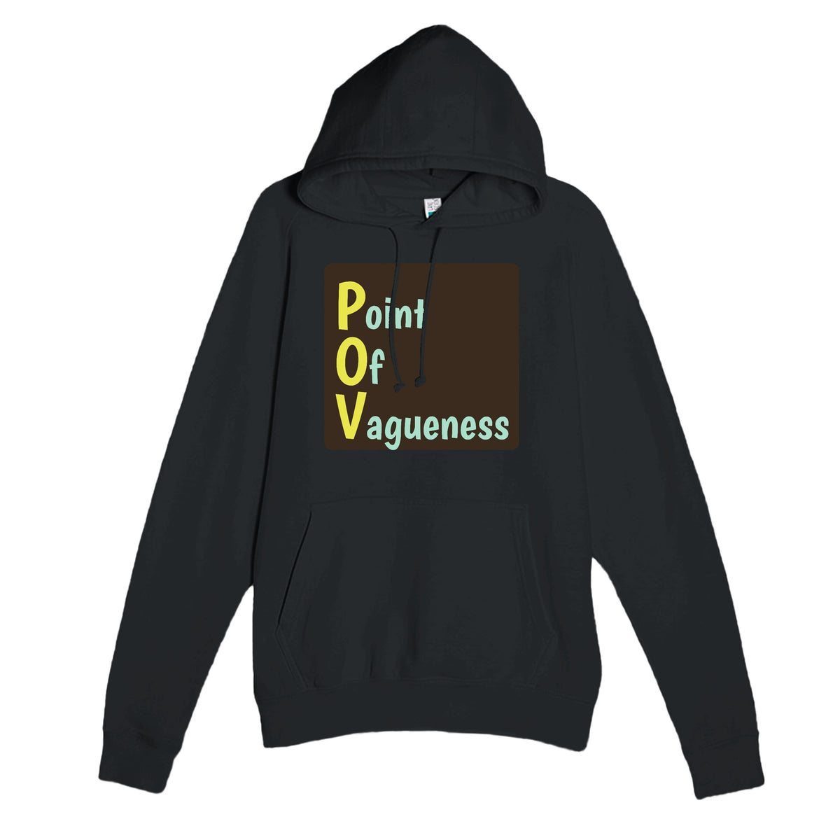 Point Of Vagueness — funny black unisex hoodie