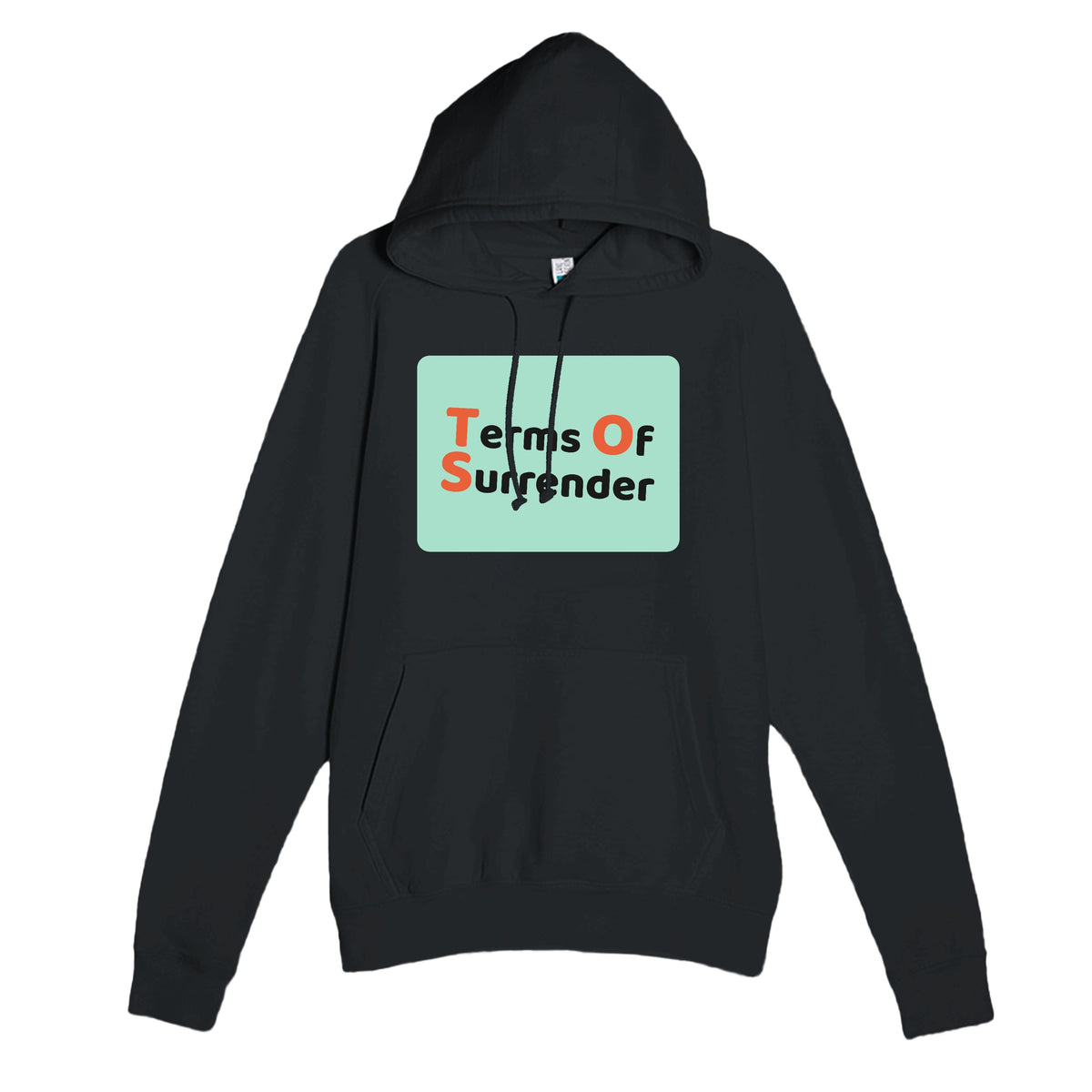 Terms Of Surrender — funny black unisex hoodie
