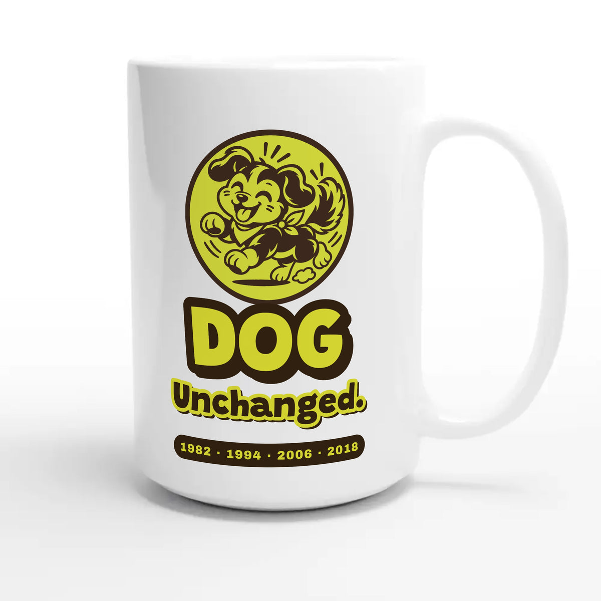 Dog • Unchanged — cute 15oz white coffee mug
