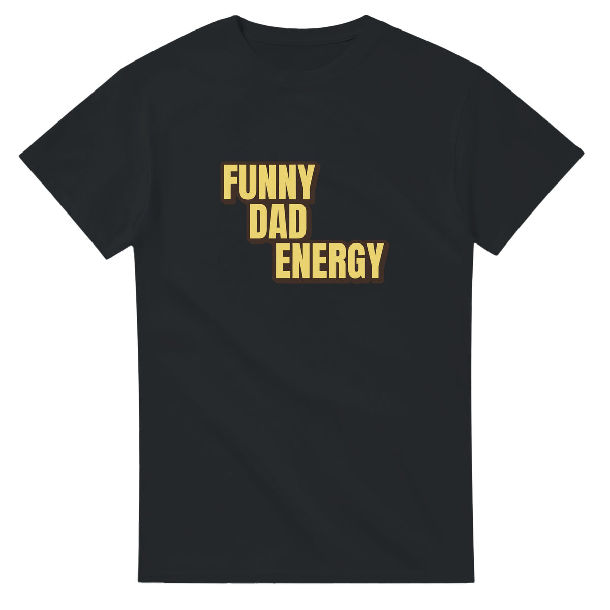 Funny Dad Energy — black unisex t-shirt