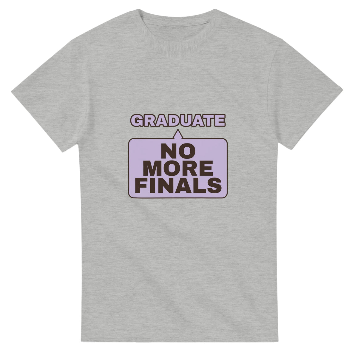 Graduate: No More Finals — ash unisex t-shirt