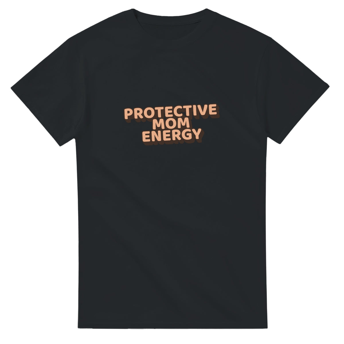 Protective Mom Energy — black unisex t-shirt