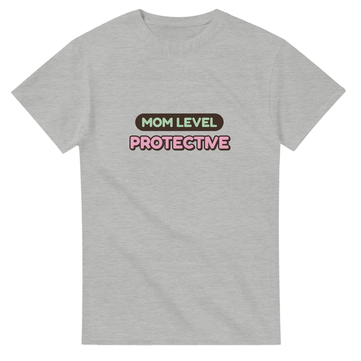 Mom Level: Protective — ash unisex t-shirt