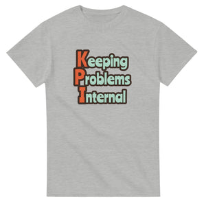 Keeping Problems Internal — ash unisex t-shirt