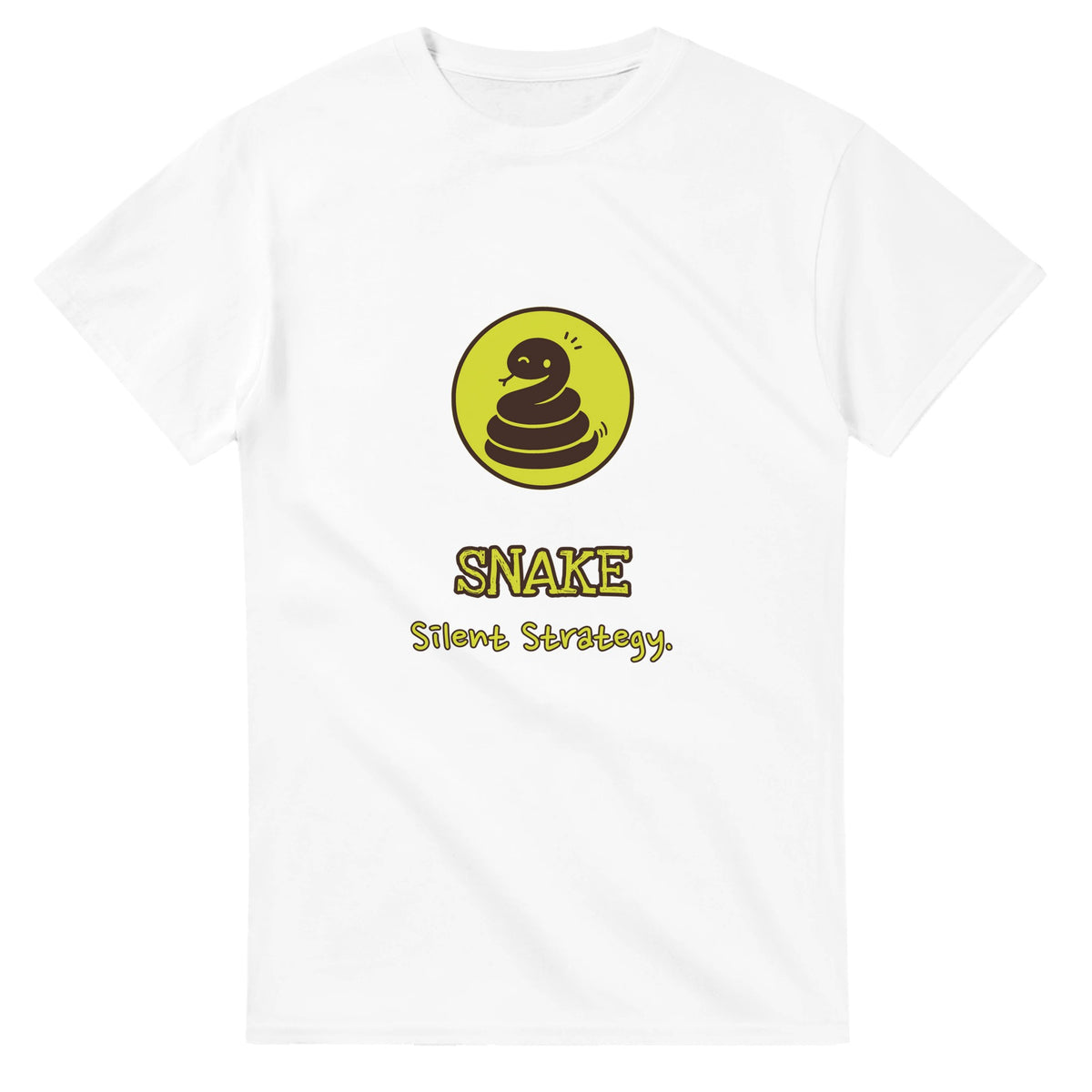 Snake • Silent Strategy — white unisex t-shirt