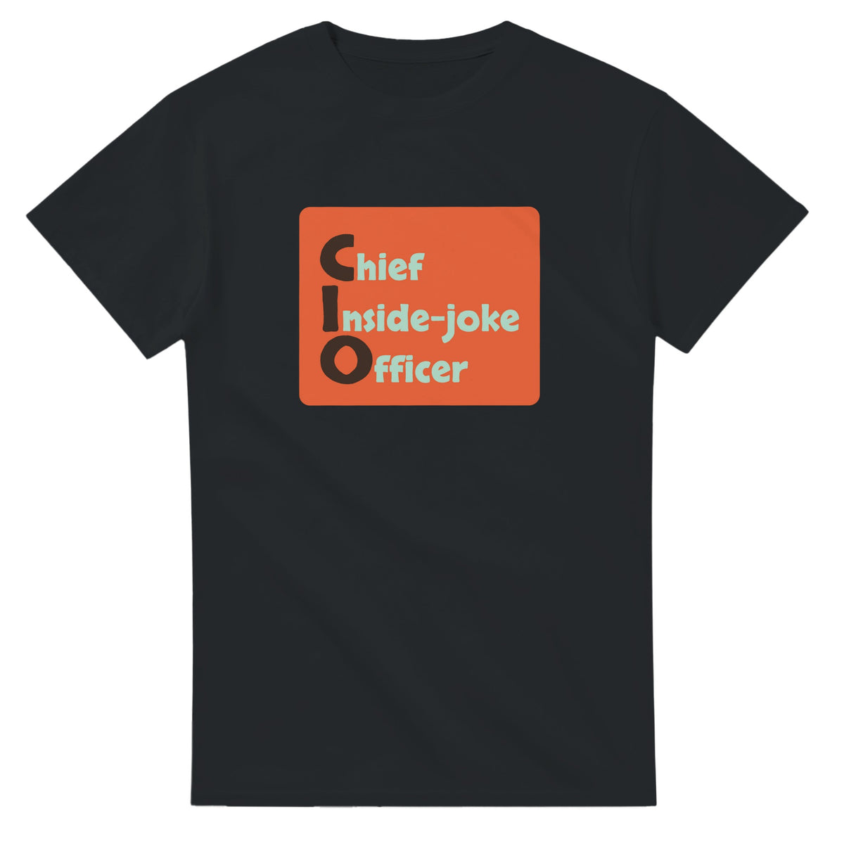 Chief Inside-joke Officer — black unisex t-shirt