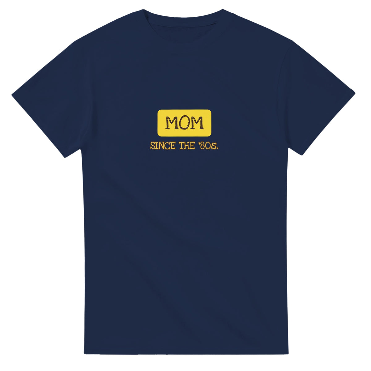 Mom / Since The ’80s — navy unisex t-shirt