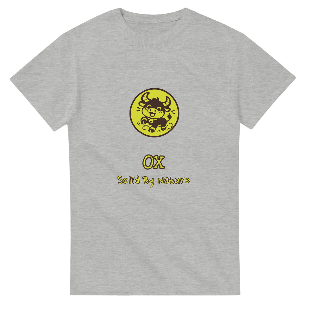 Ox • Solid By Nature — ash unisex t-shirt
