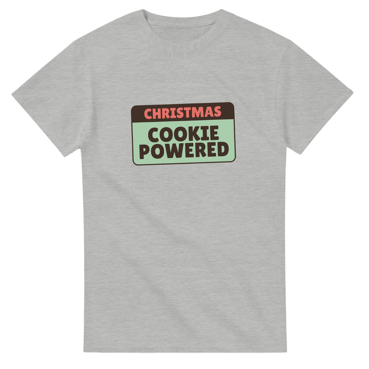 Christmas: Cookie Powered — ash unisex t-shirt