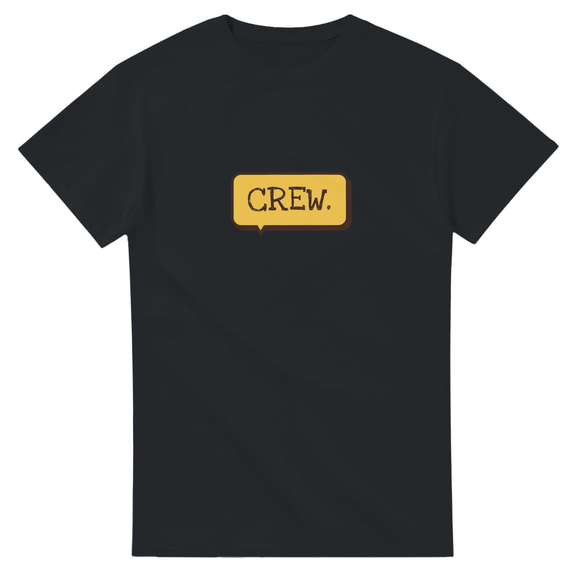 Crew — black unisex t-shirt