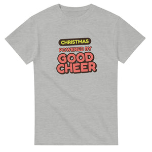 Christmas Powered By Good Cheer — ash unisex t-shirt
