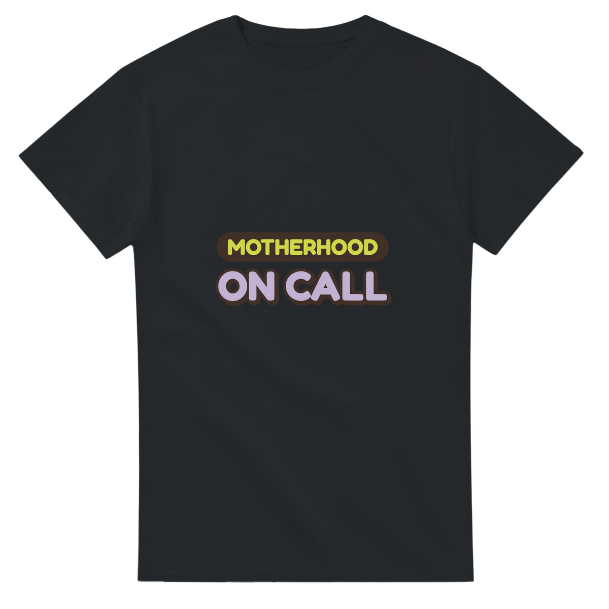 Motherhood: On Call — black unisex t-shirt