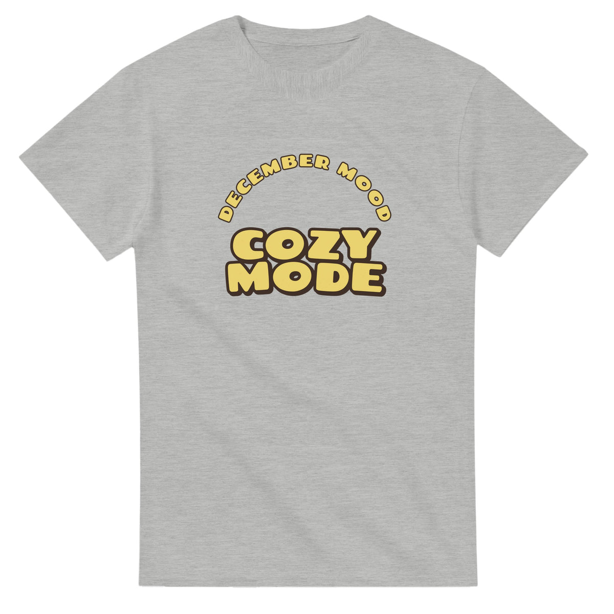 December Mood: Cozy Mode — ash unisex t-shirt