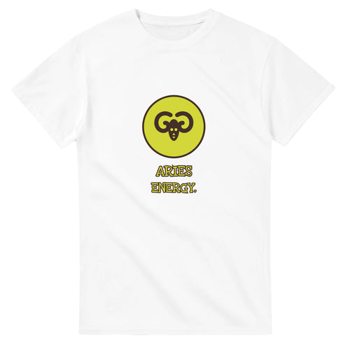 Aries Energy — white unisex t-shirt