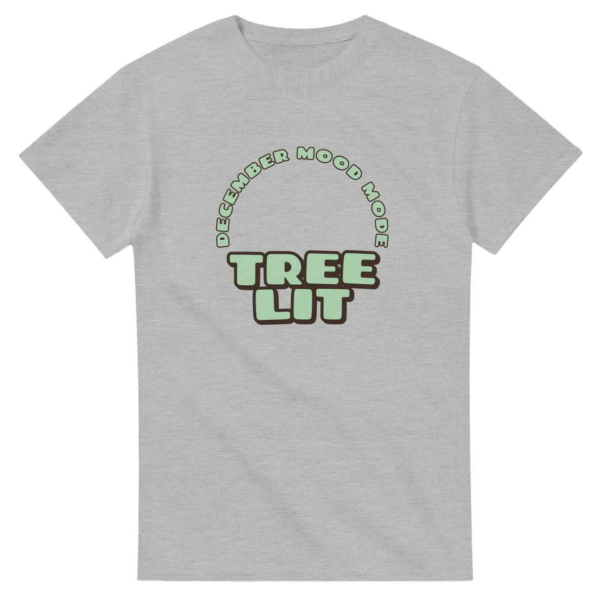 December Mood Mode: Tree Lit — ash unisex t-shirt