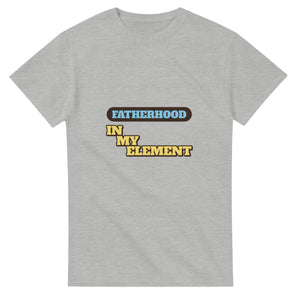 Fatherhood: In My Element — ash unisex t-shirt
