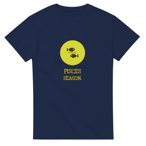 Pisces Season — navy unisex t-shirt