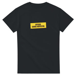 Official Cookie Inspector — black unisex t-shirt