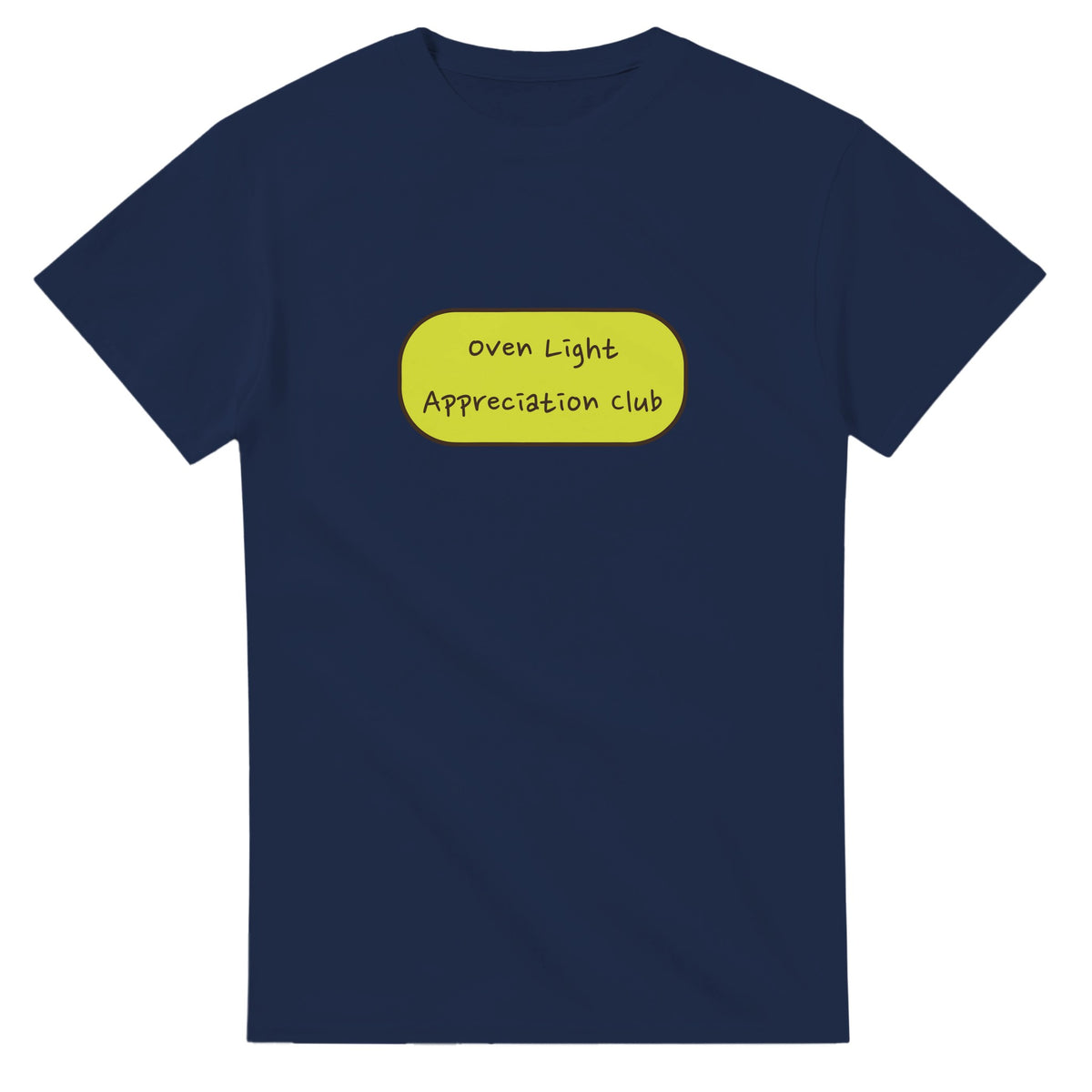 Oven Light Appreciation Club — navy unisex t-shirt